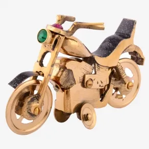 Brass Fuel Bike Showpiece – Original Brass Fuel Bike Showpiece (Golden, 10 cm x 7 cm)