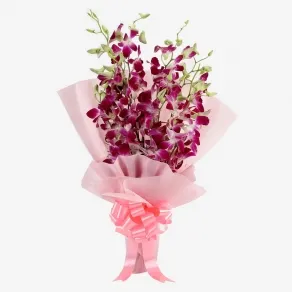 Purple Orchids Bouquet