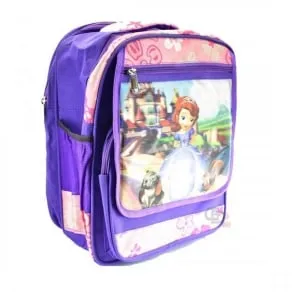Angel School Bag For Kids ( Purple /Pink, 36 cm)