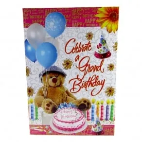 Greeting Cards - Greeting Cards for Grand Birthday (Multi) for Celebrate A Grand Birthday