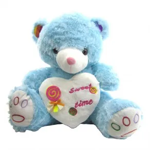 Teddy Bear Stuffed Soft Toys -Sweet Time ( Blue, 51 cm)